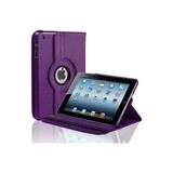 Kea Apple iPad Air 2 iPad 6 360 Derece Dönebilen Standlı Mor Kılıf