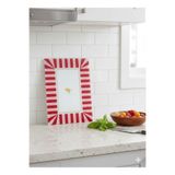KEA Ekstra Dayanıklı Cam Kesme Tahtası 25x35 cm Kaymaz Hijyenik Mutfak Kesme Tahtası