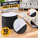 Kea Ev Eşyaları 10 Adet Çift Taraflı Halı Kaydırmaz Yapışkanlı Ped 5 cm – Halı Kilim Paspas Sabitleme Bandı