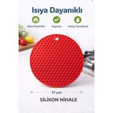 Kea Ev Eşyaları Silikon Nihale 17 cm – Isıya Dayanıklı, Kaymaz, Çok Amaçlı Tencere Altlığı - Pembe