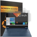 KEANBOLL HP OMEN 16,1 inç ve HP Victus 16,1 inç Oyun Dizüstü Bilgisayarı (16,1 inç), Mat Göz Koruması ve Anti Parmak İzi Ekran Filtresi için 3 Paket Parlama Önleyici Ekran Koruyucu