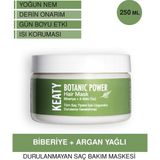 Keaty Biberiye Özlü Durulanmayan Saç Maskesi | Yoğun Nem & Onarıcı Bakım | 6 Bitki Özü + Bitkisel Protein + Argan Yağı + Keratin 250 ml