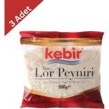 Kebir Taze Lor Peyniri (500 G) X3 Adet - Protein Deposu ve Hafif Kahvaltıların Adresi - 1 Adet