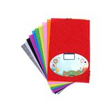 Keçe 50x70 cm 10 Renk 1 Paket 2.0 mm Renkli Hobi Keçesi Elişi Keçe Kumaşı Anasınıfı Kreş Okul Öncesi El Sanatları