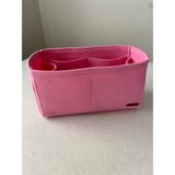 Keçe Love Longchamp Medium (M) Suluklu Çanta içi Düzenleyici, Çanta içi Organizer - Pembe