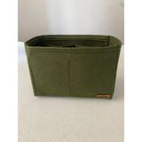 Keçe Love Longchamp Medium (M) Suluklu Çanta içi Düzenleyici, Çanta içi Organizer - Yeşil
