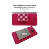 Keçe Masa Üstü Mouse Pad ve Bilgisayar Düzenleyici 70X32 cm – Antibakteriyel Mat, Doğal Keçe Mat, Masa Koruyucu Altlık, Ofis ve Ev Için Minimalist Tasarım (Fuşya) - standart
