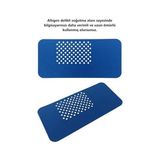 Keçe Masa Üstü Mouse Pad ve Bilgisayar Düzenleyici 70X32 cm – Antibakteriyel Mat, Doğal Keçe Mat, Masa Koruyucu Altlık, Ofis ve Ev Için Minimalist Tasarım (Mavi) - standart