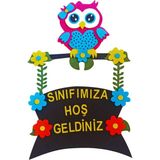 Keçe Sınıf Kapı Süsü 1. Sınıfımıza Hoşgeldiniz 1, 2 ve 3. Sinif