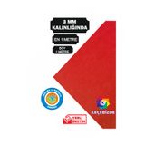 KeçeBizde KIRMIZI KALIN KEÇE 3 MM KALINLIĞINDA 1 METRE