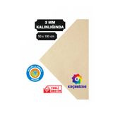 KeçeBizde KREM KALIN KEÇE 3 MM 50 X 100 CM EBATINDA