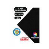 KeçeBizde SİYAH KALIN KEÇE 3 MM KALINLIĞINDA