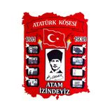 keçeli dünyam Atatürk Köşesi Türkiye Zeminli (Keçe Eğitim Materyali)