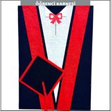Keçeli Dünyam Karne Dosyası – Anaokulu Mezuniyet ve Ilkokul Gelişim Raporu Kılıfı (Keçe Kumaştan) - Siyah - 22 cm x 33 cm (A4 Boyutlarına Uygun)