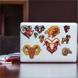 Keçi Sticker Set-1 10 Parça Telefon, Tablet, Defter, Laptop Sticker