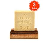 Keçi Sütü Sabunu El Yapımı Doğal 120 G x 3 Adet