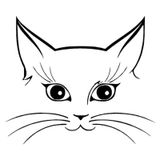 Kedi araba oto Sticker yapıştırması 18cm