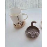 Kedi Bardak Altlığı Hayvan Tema Hediye 2'lı Set Runner & Amerikan Servisi-Supla - 2 Adet