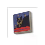 Kedi Baskılı Taş Magnet 5X5