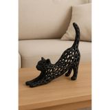 Kedi Biblosu - Kedi Maketi - 15cm Siyah 16 x 16