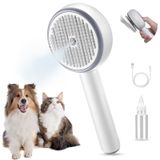 Kedi Buhar Fırçası, Budow 3'ü 1 Arada Pet Buhar Fırçası, Açma Düğmesi ve Su Deposu ile, Kediler Köpekler için Buhar Fırçası, Statik Uçan Saçları Çıkarır, Dökülme için Kedi Buharlı Fırça, Seyahat için