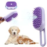 Kedi Buhar Fırçası, Kedi Sprey Tarak, Pet Masaj Dökülme Fırçası, Şarj Edilebilir Silikon Buharlı Saç Fırçası, Çok Fonksiyonlu Kedi ve Köpek Saç Fırçası, Kedi Saç Buharlı Fırça