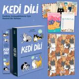 Kedi Dili - Kedinizi Anlayabilmeniz için Resimli Bir Rehber - Lili Chin - Kartpostal - Ayraç - Aşı Kartı ve Yaramaz Patiler Planlama Defteri