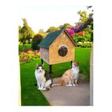 Kedi Evi Kedi Yuvası 2 Kedilik İç Ve Dış Mekan Isı Ve Su Yalıtımlı