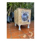 Kedi Evi Kedi Yuvası 8 Cm Ayaklı İç Ve Dış Mekan Yağmura Ve Soğuğa Dayanıkl30x33x35cm-Videolu