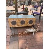 Kedi Evi Kedi Yuvası Iç ve Dış Mekan Isı ve Su Yalıtımlı 90X36X38 cm Ayaklı