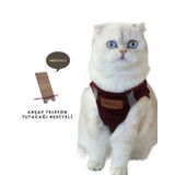 Kedi Göğüs Tasması Kedi Gezdirme Tasması Kediler Için Özel Üretim Yeni Nesil (TASMA DAHİL)