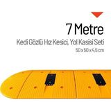 Kedi Gözlü Hız Kesici, Yol Kasisi 7 Metre