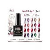 Kedi Gözü İpek Efektli Kalıcı Jel Oje Manyetik Parlak Cat Eye Nail Art Ojesi