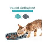 Kedi Için Yalama Matı, Kediler Yavaş Besleyici Yalama Matı, Pet Sakinleştirici Tedavi Mat, Can Sıkıntısı ve Anksiyete Azaltıcı Yalama Mat, Mama, Yoğurt Için Kedi Puzzle Besleyici Kase (Gri) - 001-Renkli - 100 x 100 cm