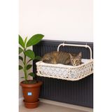Kedi Kalorifer Yatagı & Radyatöre Asılan Kedi Yatağı - Krem
