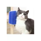 Kedi Kaşınma Masaj Fırçası Köşeye Monte Edilebilir Catit Catnip Nanesi Bantlı Veya Vidalı