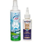 Kedi Koku Giderici Köpek Çiş Spreyi Kedi Kum Koku Giderici Kedi Kumu Koku Giderici Set - Renkli
