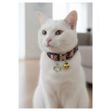 Kedi Kolyesi Tasma Ayarlanabilir Kolon Kordon Leopar Desen Sesli Zilli