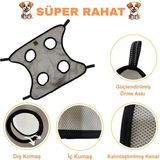 Kedi Köpek Bakım Hamağı+2 Li S Çelik Kanca - Gri - Açık Gri