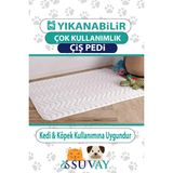 Kedi Köpek Çiş Pedi 60x60 | Sıvı Geçirmez Yıkanabilir Emici | Hasta Alezi | 4 Ebat