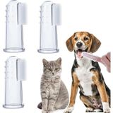 Kedi Köpek Diş Fırçası Bakım Fırçası Köpek Parmak Diş Fırçası Süper Yumuşak Ağız Bakım Fırçası Temizlik Fırçası