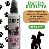 Kedi Köpek Diş Parzt Damlası Tüy Bakım Solüsyonu Haşere Uzaklaştırıcı Bitkisel