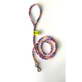 Kedi Köpek Gezdirme İpi/Zinciri - Tasma Halatı/Kayışı - Leash- 150 Cm. Renk:Rainbow