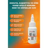 Kedi Köpek Kulak Temizleme Solüsyonu Kir, Kulak Uyuzu,koku Önleyici Bakım 50 ml - Beyaz