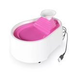 Kedi Köpek Su Pınarı Şe 2 Litre - 5 Volt ( Usb'li) Pembe
