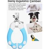 Kedi Köpek Tırnak Makası Törpü Seti - Açık Mavi