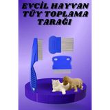 Kedi Köpek Tüy Bit Pire Toplayıcı Toplama Temizleme Tarağı Tarak Seti 4'lü Set Nemere