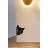 Kedi Koridor Duvar Dekor Hediyelik Eşya Ahşap Tablo