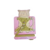 Kedi Küçük Irk Köpek Göğüs Tasması Uzatmalı Fare Figürlü Yeşil