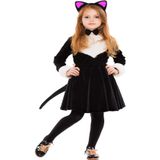 Kedi Kulak Taç Kuyruk ve Papyon 3 lü Set Çuk Boy Fuşya Renk
